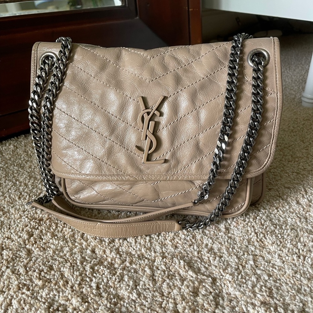Saint Laurent Light Taupe Crossbody